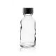 1 Oz 30ml Durable Clear Boston Round Bottles With Poly Seal Cone Cap