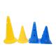 30cm 52cm Flat Cones For Football , Square Bottom Space Marker Cones
