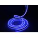 Blue Flexible Led Neon Rope Light , CE Waterproof 12V Flex Led Neon Rope