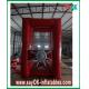 Amusement Park Red Gaint Inflatable Money Booth Cash Machine Catch Money
