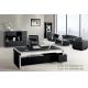 luxury modern leather office table furniture/luxury modern leather office desk furniture