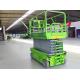 12m Elevated Lift Platform Aerial Working Electric Manlifts Green Color