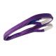 Purple Polyester Flat Webbing Sling Flat Web Lifting Slings ISO9000