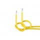 Cooker wires yellow rubber insulated wire 26awg 7/0.16 wires and cables
