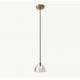 Metal Glass Hemisphere Suspended Pendant Light 110-220 Volts