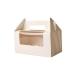 Recycled 400gsm FBB Mini Cake Box With Handle Custom Color