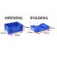 Plastic Foldable Crates Storage Containers Warehouse Small Collapsible Crate Stackable