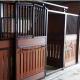 Durable Horse Stall Panels 100% Natural Bamboo Material Customized Color