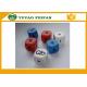 18 X 18 X 18mm Colorful Engraved 6 Sided Dice Blue / Purple With Logo