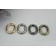 Advantage price 20 mm width nickel iron metal oval ring for bag parts