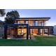 High quality ultra modern prefab homes in light gauge steel frame prefab house luxury villa