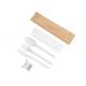 Heat Resistant CPLA Compostable Disposable Cutlery Set