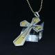 Fashion Top Trendy Stainless Steel Cross Necklace Pendant LPC452