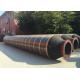 Flexible PE Floating Dredge Pipe 24 Inch Hydraulic Rubber Material Round Shaped