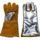 Aluminized High Temperature Resistant Gloves With Leather Palm