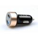 High Aluminum Alloy Car Phone Charger , PC Digital Display Dual 3.1A Mobile Phone Car Charger
