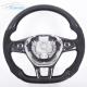 D Shape Alcantara Golf Mk7 Steering Wheel Volkswagen Red Stitch 350mm