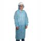 No Pockets Tapered Stand Collar Disposable Laboratory Coats