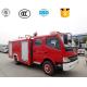 190HP Water Tank Fire Fighting Truck , Foam Pump Fire Truck Manual Transmission