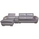 Convenient Living Spaces Leather Sofa Leisure Style Equipped Practical Coffee Table
