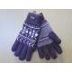 Ladies Acrylic Glove with Jacquard Snow Pattern--Thinsulate glove--Fashion glove--Gift