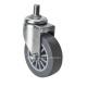 Mini Edl 26325-73 Grey PU Caster 2.5 35kg Threaded Swivel for Industrial Applications