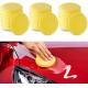 4 Inch Wax Foam Applicator Pad 24 Pieces For Car Polishing And Waxing