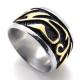 Tagor Jewelry Super Fashion 316L Stainless Steel Casting Rings Collection PXR019