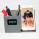 Multipurpose Leather Pencil Holder Desk Organiser With Wireless Charger Waterproof