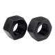 M2-M30 Grade 4.8 Alloy Steel Black Hex Nuts , ODM Zinc Plated Hex Nuts