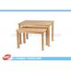 Shop MDF Wood Nesting Tables Display For Goods , Display Shelf Table