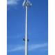 Galvanized Guyed Mast Pole Tower Steel Q355 Q245 Material