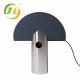 End Grey Blue Flower-Insertable Iron Art Table Lamp Nordic Minimalist Designer Style for Decor