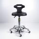 Small Backrest ESD Task Chair PU Foaming By Foot Stepping To Adjust Height