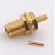 Straight  Sma Antenna Connector Female Pin Crimp For RG Cable
