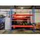Three - Upright Frame Steel Plate Light Duty Rack For Warehouse Storage