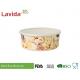Heat Resistance Bamboo Fiber Storage Box , Reusable Biodegradable Food Containers