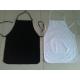BSCI passed-Promotional solid white/black apron with customer's logo printed or embroidery