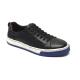 OEM ODM Rubber Outsole Mens Leather Slip On Sneakers