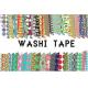 Adhesive Label Tape Label Waterproof Masking Printed Washi Paper