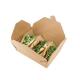 Taco Customized Food Packaging Box Kraft Paper Takeout Cardboard Food Boxes