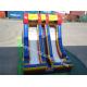 Inflatable Double line slip and slide , inflatable slip n slide , inflatable dry slide