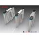 304 Stainless Steel Flap Turnstile Access Control For School Campus Scenic Area Community