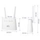OEM 4G Dual SIM WiFi Router Support Voice Calling For Home Office
