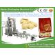 High efficiency frozen ravioli weighting & sealing machinery,frozen ravioli double servo packing machine