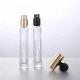 Thick Wall Cosmetic Glass Bottles Pump Sprayer Clear 10ml Round Shape