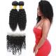8A Genuine 360 Lace Frontal Closure , Silk Base 360 Frontal Weave Jerry Wave