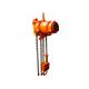 0.08 ton - 160 tons Air Chain Hoist, Pneumatic Chain Hoist Orange Color