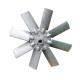 Professional Aluminum Impeller Fan Blade for Horizontal Pressure Chamber Structure
