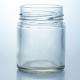Customized 500ml Wide Mouth Round Glass Honey Jar with Metal Cap and Glass Base Material